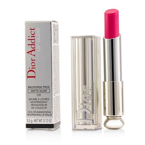 dior addict lip glow 102 matte raspberry